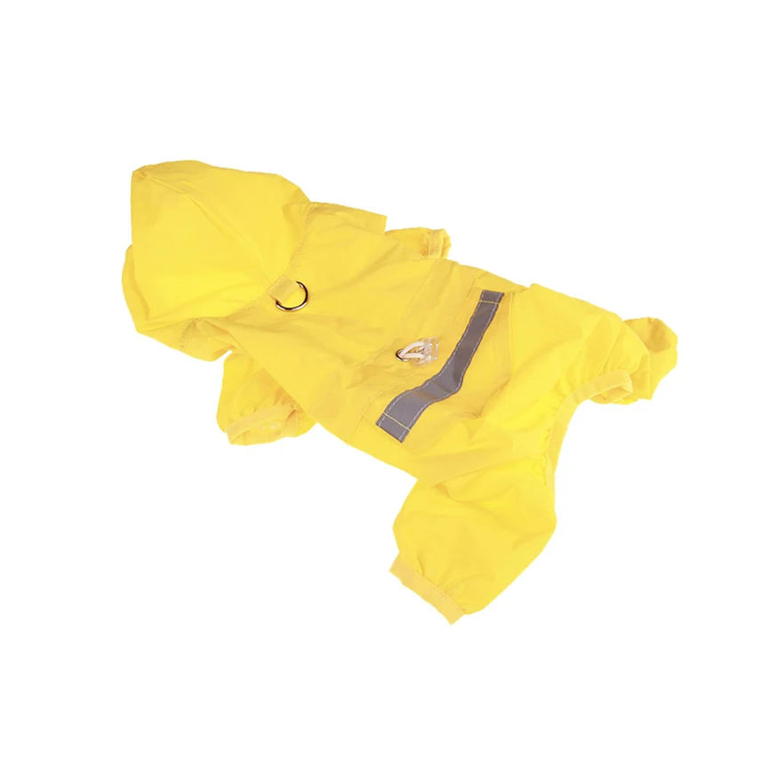 Capa de Chuva Impermeável para Pets com Capuz – Proteção e Conforto em Dias Chuvosos ☔🐾
