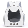 Mochila Dobrável Transparente para Cães e Gatos – Respirável, Portátil e Ideal para Passeios e Viagens