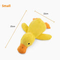 Brinquedo de Pelúcia em Formato de Pato Fofo para Cachorros – Resistente a Mordidas, Auxilia na Limpeza dos Dentes, Ideal para Cães de Grande Porte, Interativo para Entretenimento e Alívio do Tédio de Filhotes e Cães.
