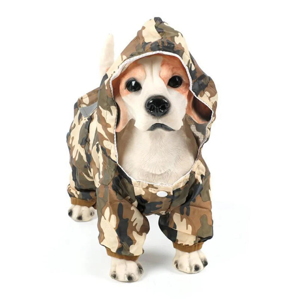 Capa de Chuva Impermeável para Pets com Capuz – Proteção e Conforto em Dias Chuvosos ☔🐾