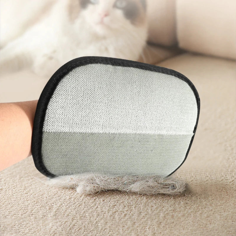 Luva Removedora de Pelos para Cães e Gatos – Escova Massageadora para Banho e Higiene