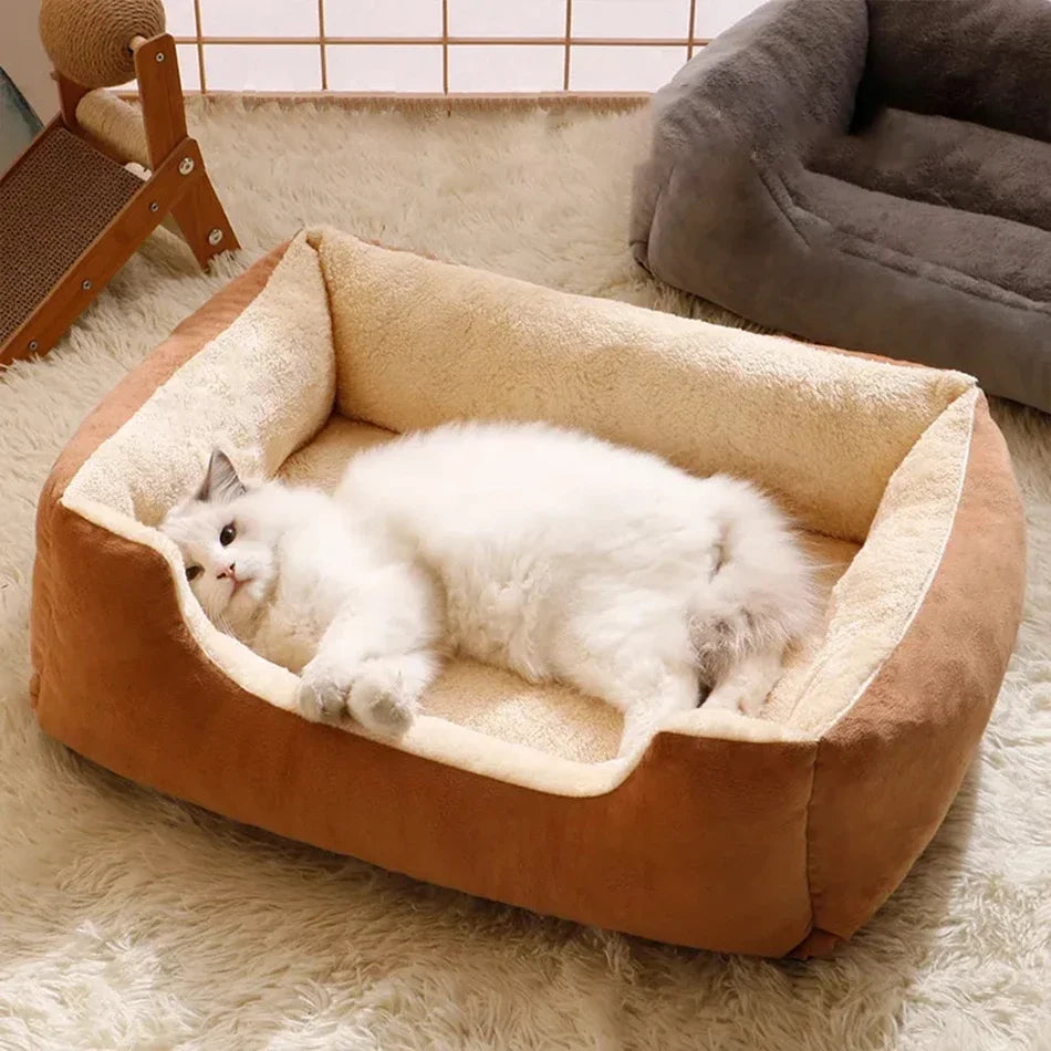 Cama Acolchoada para Gatos e Cães – Conforto e Descanso para seu Pet